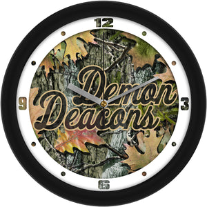 Wake Forest Demon Deacons - Camo Wall Clock