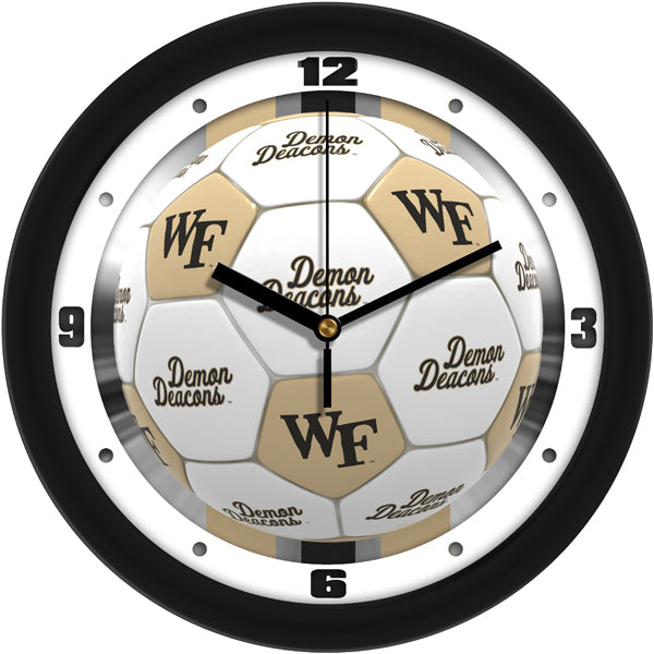 Wake Forest Demon Deacons - Soccer Wall Clock