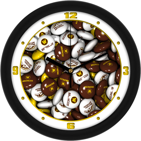Western Michigan Broncos - Candy Wall Clock