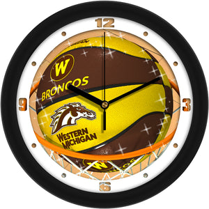 Western Michigan Broncos - Slam Dunk Wall Clock