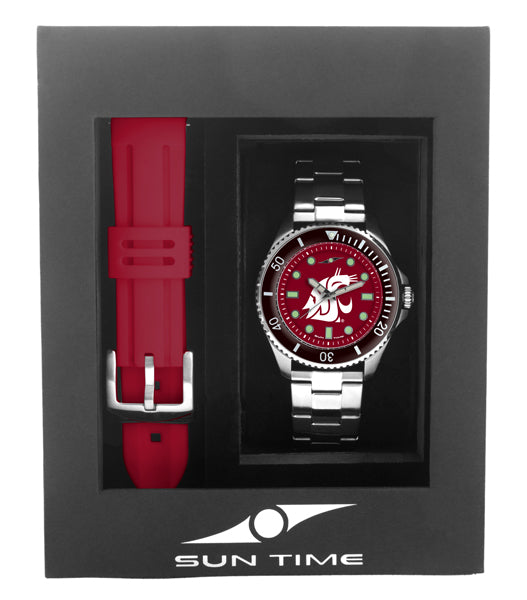 Washington State Cougars Men's Contender Watch Gift Set