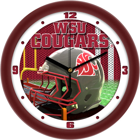 Washington State Cougars - Football Helmet Wall Clock