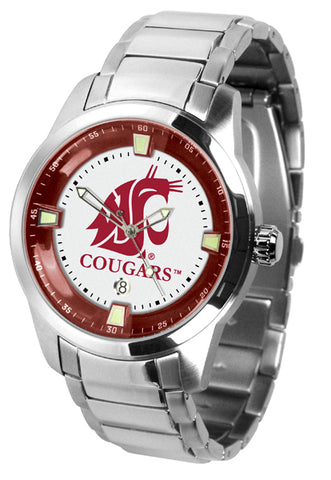 Washington State Cougars - Men's Titan Steel Watch