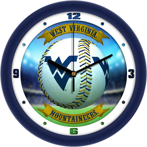 West Virginia Mountaineers - Home Run Wall Clock