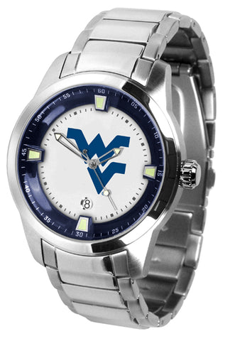 West Virginia Mountaineers - Men's Titan Steel Watch