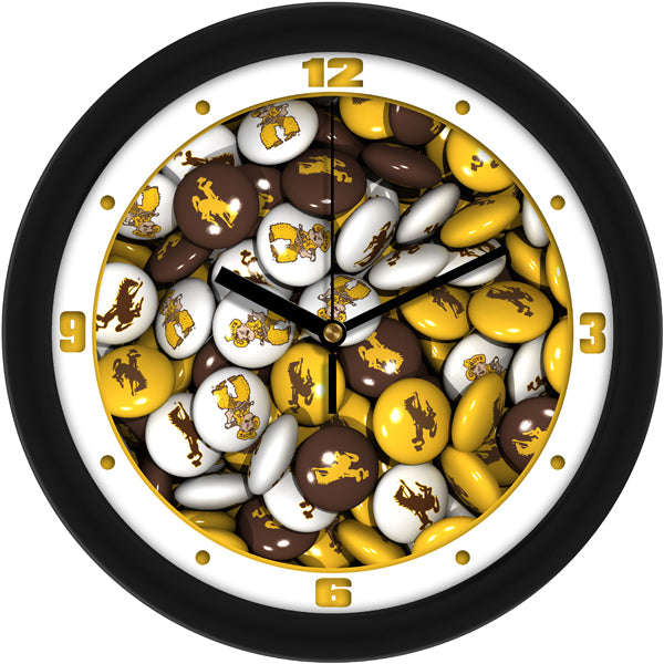 Wyoming Cowboys - Candy Wall Clock