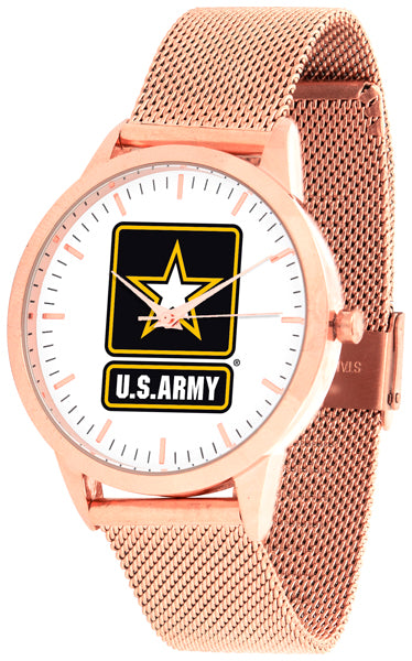 US Army - Mesh Statement Watch - Rose Band