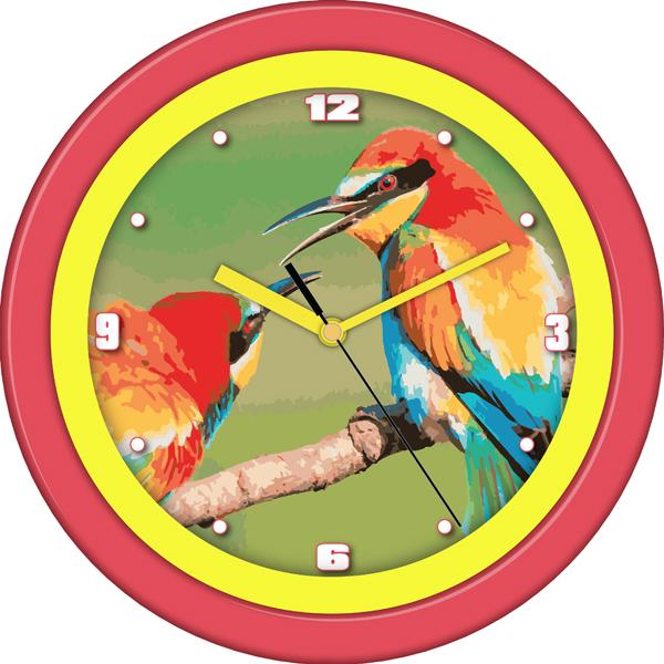 Tropical Bird Decorative Wall Clock - SuntimeDirect