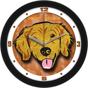 Golden Retriever Dog Wall Clock - SuntimeDirect