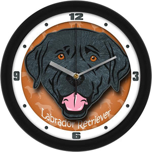 Black Labrador Retriever Dog Wall Clock - SuntimeDirect