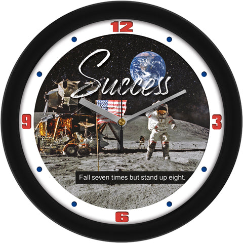 Success is Getting Back Up Daily Motivational Wall Clock