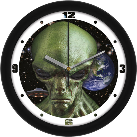 Hail Our Alien Overlords Sci-Fi Decorative 11.5" Wall Clock