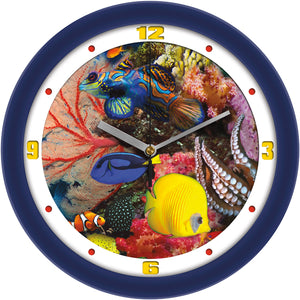 Vibrant Under The Sea Fish Decorative Wall Clock