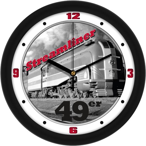 Streamliner 49er Retro Wall Clock - SuntimeDirect