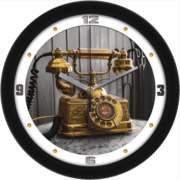 Ornate Rotary Telephone Retro Wall Clock - SuntimeDirect