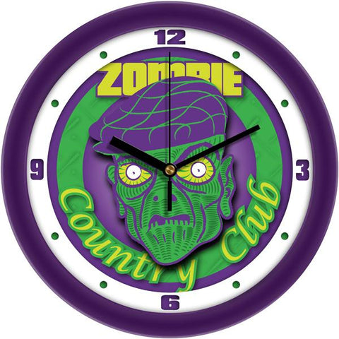 Zombie Country Club 1 Wall Clock