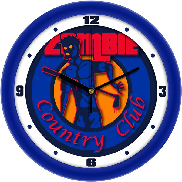 Zombie Country Club 3 Wall Clock